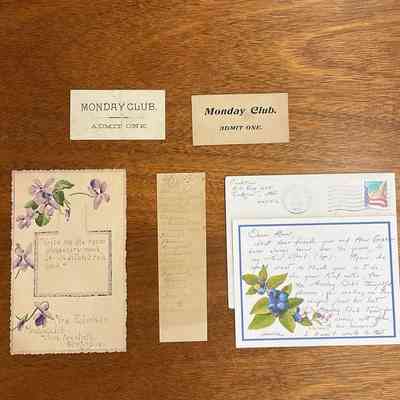 Misc. memorabilia from the Monday Club