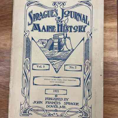 Sprague's Journal of Maine History