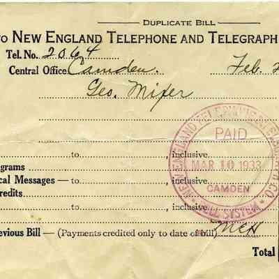 Billheads Collection 151