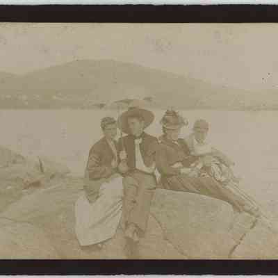 "Negro Island 1890";  now known as Curtis Island, Camden, Maine: Origsize: 8.5" x 5.5"; Origformat: Print-Photographic