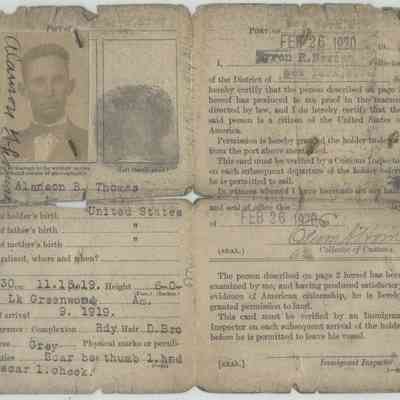 Citizen seaman's id card
