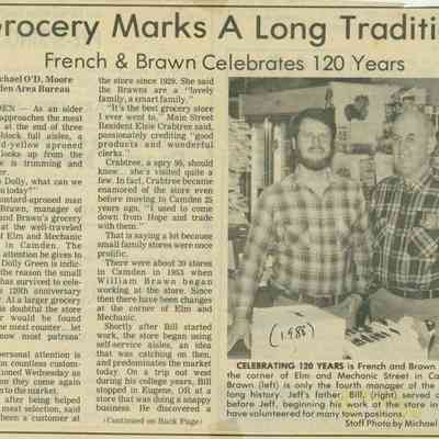 Grocery Marks a Long Tradition French & Brawn Celebrates 120 Years