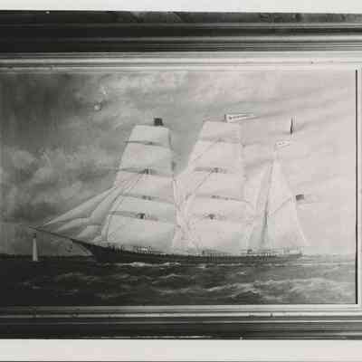 Bark "Richard Parsons" built at Carleton-Norwood shipyard 1878