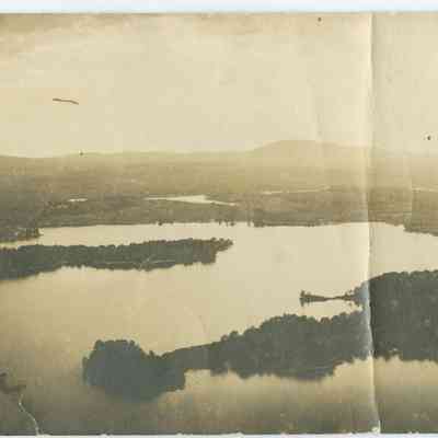 View of Megunticook Lake from Maiden's Cliff