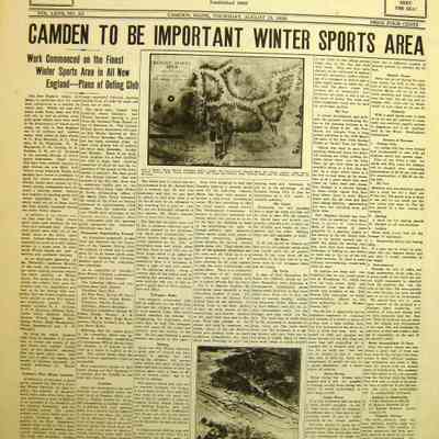 Camden to be important winter sports area.