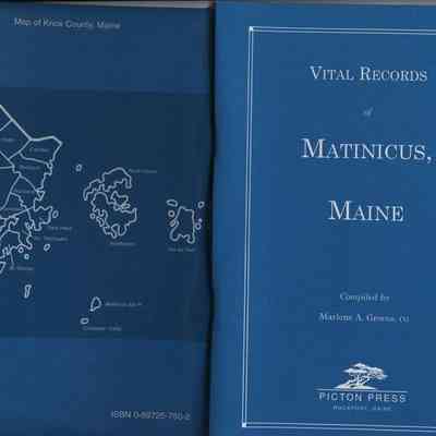 Vital Records of Matinicus, Maine