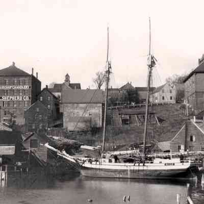 Schooner "Nile" in Rockport harbor