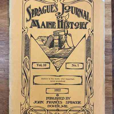 Sprague's Journal of Maine History