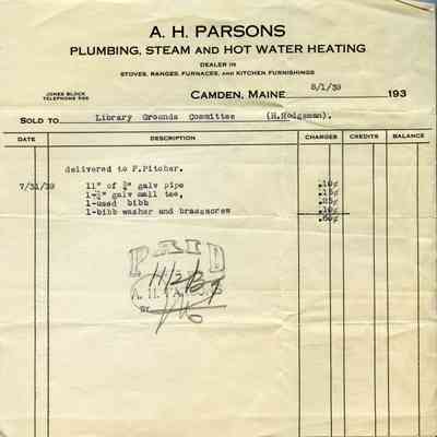 Billheads Collection 156