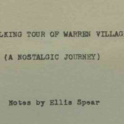 A Walking Tour of Warren Village (A Nostalgic Journey)