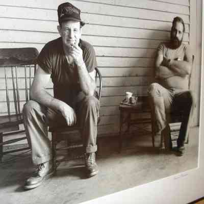 Charles Eaton & Leroy Dodge, Jr. at Knox Mill: Copyright: None; Origformat: Print-Photographic