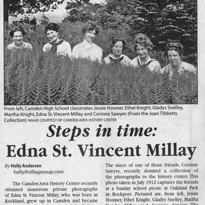 "Steps in Time" Millay Article