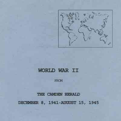 World War II scrapbook