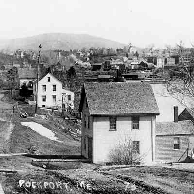 Sea Street in Rockport circa 1880