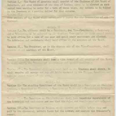 By-laws of Camden Public Library