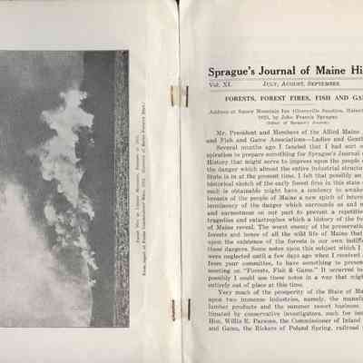 Sprague's Journal of Maine History