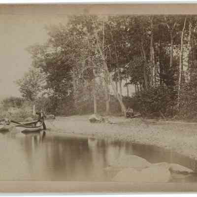 "Camp [?] Retreat 1892": Origsize: 8.5" x 5.5"; Origformat: Print-Photographic