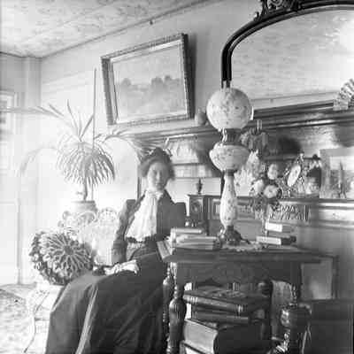 Grace Parker in sitting room