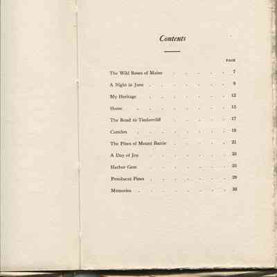 Poetry book "The Wild Roses of Maine": Origformat: Book; Resolution: 150