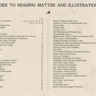 Camden by the Sea and Mountains c 1900