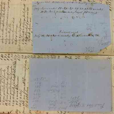 Ignatius Sherman account book, 1830-1858