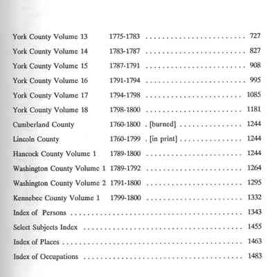 Maine Probate Abstracts 1775-1800, Volume 2