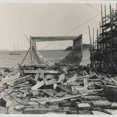 Destruction of "Pine Tree 5"