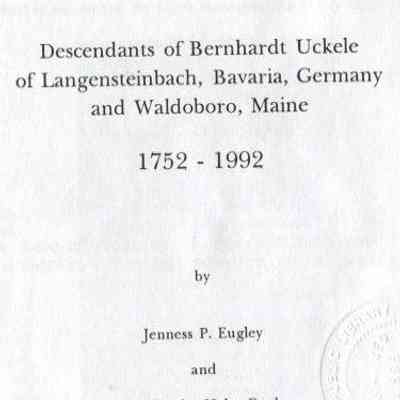 The Eugley Genealogy