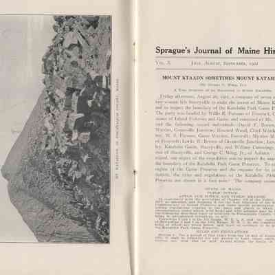 Sprague's Journal of Maine History