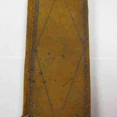 Joseph Andrews day book 1834-1862: Origsize: 6" x 16"; Origformat: Book