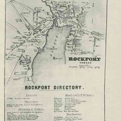 Map of Rockport, 1859
