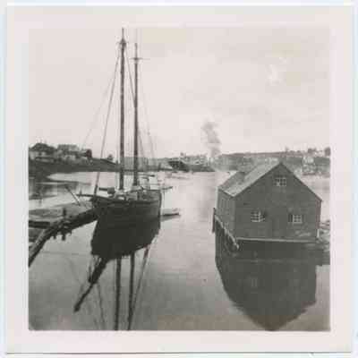 The George W. Wells in 1900 after launching.