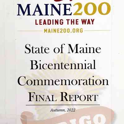 State of Maine Bicentennial commemoration : final report.