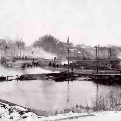 Ruins of the 1892 fire