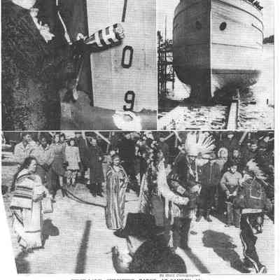 First Lady Christens Barge, Gets New Name