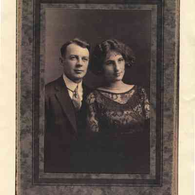 Percival A. Sawyer & Doris King Heal engagement picture