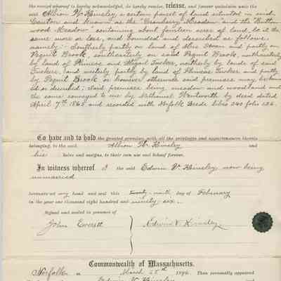 Edwin Kinsley to Albion Kinsley