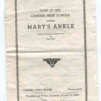 Mary's Ankle: A Farcial Display in Three Views by May Tully