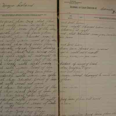 Curtis Island lighthouse keeper's journal 1930-1937: Origformat: Book