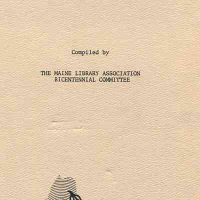 Bibliography of Maine, 1960-1975