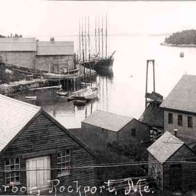 Rockport harbor prior to 1907 fire