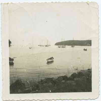 Rockport harbor boats: Copyright: None; Origformat: Print-Photographic