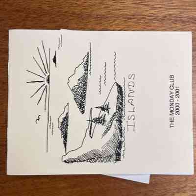 Monday Club Program from the 2000s