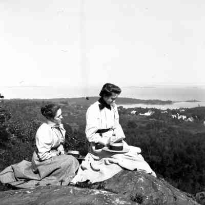 Grace Parker & Lizzie on Mt. Battie