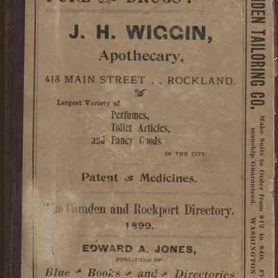 Resident and Business Directory of Camden and Rockport, Maine, 1899