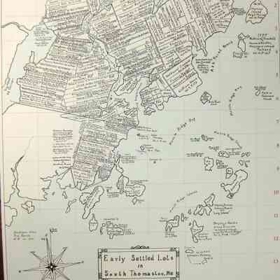 EARLY SETTLED LOTS IN SOUTH THOMASTON, ME.