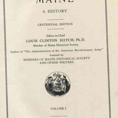 Maine: A History