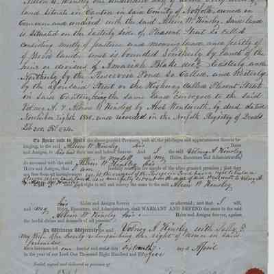 Volney A. Kinsley to Albion Kinsley