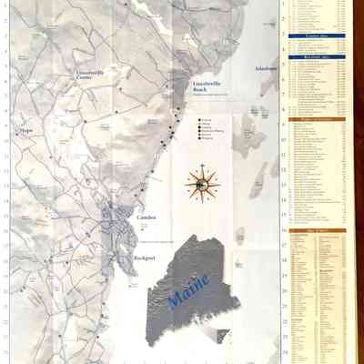 CAMDEN, ROCKPORT, AND LINCOLNVILLE MAP, 2003-2004