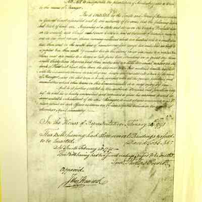BANGOR CHARTER OF INCORPORATION